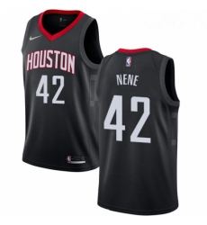 Youth Nike Houston Rockets 42 Nene Authentic Black Alternate NBA Jersey Statement Edition Youth Nike Houston Rockets 42 Nene Authentic Black Alternate NBA Jersey Statement Edition