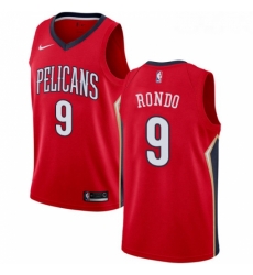 Youth Nike New Orleans Pelicans 9 Rajon Rondo Authentic Red Alternate NBA Jersey Statement Edition Youth Nike New Orleans Pelicans 9 Rajon Rondo Authentic Red Alternate NBA Jersey Statement Edition