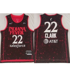 Men Indiana Fever 22 Caitlin Clark Black Red Stitched Jersey Men Indiana Fever 22 Caitlin Clark Black Red Stitched Jersey