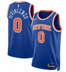 New York Knicks Nike Association Edition Swingman #0 Jersey Blue Donte DiVincenzo New York Knicks Nike Association Edition Swingman #0 Jersey Blue Donte DiVincenzo