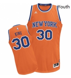 Youth Adidas New York Knicks 30 Bernard King Swingman Orange Alternate NBA Jersey Youth Adidas New York Knicks 30 Bernard King Swingman Orange Alternate NBA Jersey
