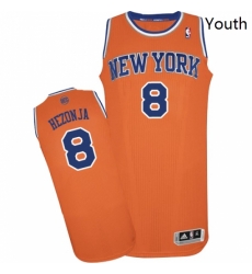 Youth Adidas New York Knicks 8 Mario Hezonja Swingman Orange Alternate NBA Jersey Youth Adidas New York Knicks 8 Mario Hezonja Swingman Orange Alternate NBA Jersey