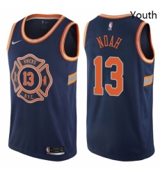 Youth Nike New York Knicks 13 Joakim Noah Swingman Navy Blue NBA Jersey City Edition Youth Nike New York Knicks 13 Joakim Noah Swingman Navy Blue NBA Jersey City Edition
