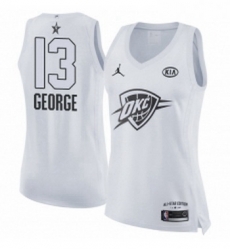 Womens Nike Jordan Oklahoma City Thunder 13 Paul George Swingman White 2018 All Star Game NBA Jersey Womens Nike Jordan Oklahoma City Thunder 13 Paul George Swingman White 2018 All Star Game NBA Jersey