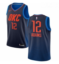Womens Nike Oklahoma City Thunder 12 Steven Adams Swingman Navy Blue NBA Jersey Statement Edition Womens Nike Oklahoma City Thunder 12 Steven Adams Swingman Navy Blue NBA Jersey Statement Edition