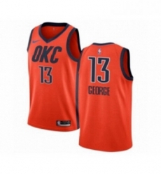Womens Nike Oklahoma City Thunder 13 Paul George Orange Swingman Jersey Earned Edition Womens Nike Oklahoma City Thunder 13 Paul George Orange Swingman Jersey Earned Edition