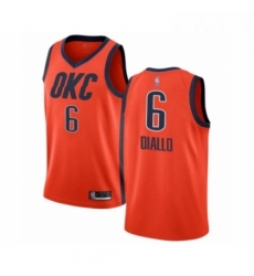 Womens Oklahoma City Thunder 6 Hamidou Diallo Orange Swingman Jersey Earned Edition Womens Oklahoma City Thunder 6 Hamidou Diallo Orange Swingman Jersey Earned Edition