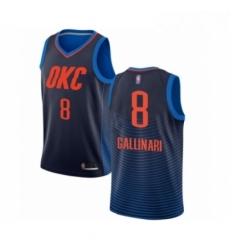Womens Oklahoma City Thunder 8 Danilo Gallinari Swingman Navy Blue Basketball Jersey Statement Edition Womens Oklahoma City Thunder 8 Danilo Gallinari Swingman Navy Blue Basketball Jersey Statement Edition