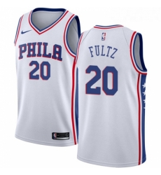 Youth Nike Philadelphia 76ers 20 Markelle Fultz Authentic White Home NBA Jersey Association Edition Youth Nike Philadelphia 76ers 20 Markelle Fultz Authentic White Home NBA Jersey Association Edition