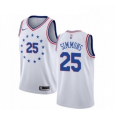 Youth Nike Philadelphia 76ers 25 Ben Simmons White Swingman Jersey Earned Edition Youth Nike Philadelphia 76ers 25 Ben Simmons White Swingman Jersey Earned Edition