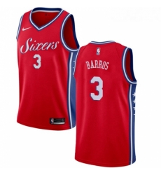 Youth Nike Philadelphia 76ers 3 Dana Barros Swingman Red Alternate NBA Jersey Statement Edition Youth Nike Philadelphia 76ers 3 Dana Barros Swingman Red Alternate NBA Jersey Statement Edition