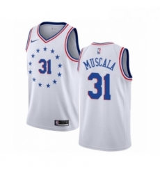 Youth Nike Philadelphia 76ers 31 Mike Muscala White Swingman Jersey Earned Edition Youth Nike Philadelphia 76ers 31 Mike Muscala White Swingman Jersey Earned Edition