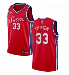 Youth Nike Philadelphia 76ers 33 Robert Covington Authentic Red Alternate NBA Jersey Statement Edition Youth Nike Philadelphia 76ers 33 Robert Covington Authentic Red Alternate NBA Jersey Statement Edition