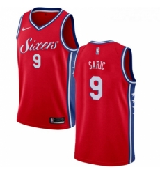 Youth Nike Philadelphia 76ers 9 Dario Saric Authentic Red Alternate NBA Jersey Statement Edition Youth Nike Philadelphia 76ers 9 Dario Saric Authentic Red Alternate NBA Jersey Statement Edition