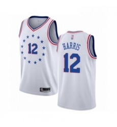 Youth Philadelphia 76ers 12 Tobias Harris White Swingman Jersey Earned Edition Youth Philadelphia 76ers 12 Tobias Harris White Swingman Jersey Earned Edition