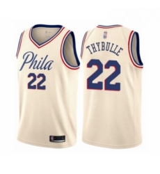 Youth Philadelphia 76ers 22 Mattise Thybulle Swingman Cream Basketball Jersey City Edition Youth Philadelphia 76ers 22 Mattise Thybulle Swingman Cream Basketball Jersey City Edition