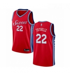 Youth Philadelphia 76ers 22 Mattise Thybulle Swingman Red Basketball Jersey Statement Edition Youth Philadelphia 76ers 22 Mattise Thybulle Swingman Red Basketball Jersey Statement Edition