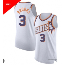 Men Jordan Brand Black Phoenix Suns Dillon Brooks #3 Swingman White Jersey City Edition
