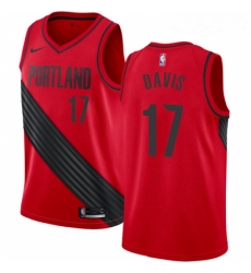 Youth Nike Portland Trail Blazers 17 Ed Davis Authentic Red Alternate NBA Jersey Statement Edition Youth Nike Portland Trail Blazers 17 Ed Davis Authentic Red Alternate NBA Jersey Statement Edition