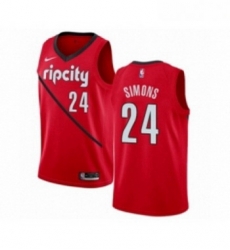 Youth Nike Portland Trail Blazers 24 Anfernee Simons Red Swingman Jersey Earned Edition Youth Nike Portland Trail Blazers 24 Anfernee Simons Red Swingman Jersey Earned Edition