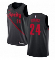 Youth Nike Portland Trail Blazers 24 Anfernee Simons Swingman Black NBA Jersey 2018 19 City Edition Youth Nike Portland Trail Blazers 24 Anfernee Simons Swingman Black NBA Jersey 2018 19 City Edition