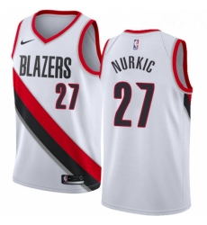 Youth Nike Portland Trail Blazers 27 Jusuf Nurkic Authentic White Home NBA Jersey Association Edition Youth Nike Portland Trail Blazers 27 Jusuf Nurkic Authentic White Home NBA Jersey Association Edition