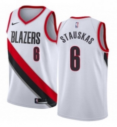 Youth Nike Portland Trail Blazers 6 Nik Stauskas Swingman White NBA Jersey Association Edition Youth Nike Portland Trail Blazers 6 Nik Stauskas Swingman White NBA Jersey Association Edition