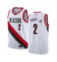 Youth Portland Trail Blazers 2 Gary Trent Jr Swingman White Basketball Jersey Association Edition Youth Portland Trail Blazers 2 Gary Trent Jr Swingman White Basketball Jersey Association Edition