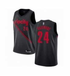 Youth Portland Trail Blazers 24 Kent Bazemore Swingman Black Basketball Jersey 2018 19 City Edition Youth Portland Trail Blazers 24 Kent Bazemore Swingman Black Basketball Jersey 2018 19 City Edition