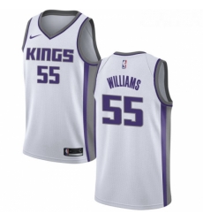 Youth Nike Sacramento Kings 55 Jason Williams Swingman White NBA Jersey Association Edition Youth Nike Sacramento Kings 55 Jason Williams Swingman White NBA Jersey Association Edition