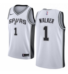 Youth Nike San Antonio Spurs 1 Lonnie Walker Swingman White NBA Jersey Association Edition Youth Nike San Antonio Spurs 1 Lonnie Walker Swingman White NBA Jersey Association Edition
