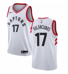 Youth Nike Toronto Raptors 17 Jonas Valanciunas Swingman White NBA Jersey Association Edition Youth Nike Toronto Raptors 17 Jonas Valanciunas Swingman White NBA Jersey Association Edition
