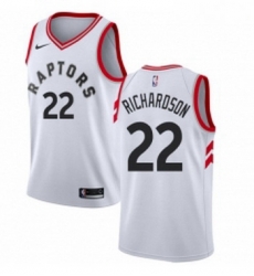 Youth Nike Toronto Raptors 22 Malachi Richardson Authentic White NBA Jersey Association Edition Youth Nike Toronto Raptors 22 Malachi Richardson Authentic White NBA Jersey Association Edition