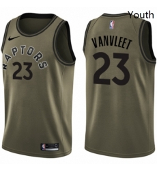 Youth Nike Toronto Raptors 23 Fred VanVleet Swingman Green Salute to Service NBA Jersey Youth Nike Toronto Raptors 23 Fred VanVleet Swingman Green Salute to Service NBA Jersey