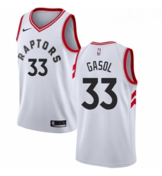 Youth Nike Toronto Raptors 33 Marc Gasol White NBA Swingman Association Edition Jersey Youth Nike Toronto Raptors 33 Marc Gasol White NBA Swingman Association Edition Jersey