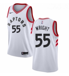 Youth Nike Toronto Raptors 55 Delon Wright Authentic White NBA Jersey Association Edition Youth Nike Toronto Raptors 55 Delon Wright Authentic White NBA Jersey Association Edition