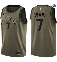Youth Nike Toronto Raptors 7 Kyle Lowry Swingman Green Salute to Service NBA Jersey Youth Nike Toronto Raptors 7 Kyle Lowry Swingman Green Salute to Service NBA Jersey