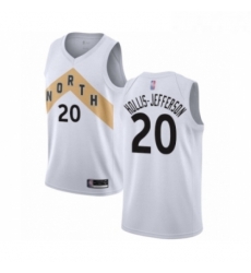 Youth Toronto Raptors 20 Rondae Hollis Jefferson Swingman White Basketball Jersey City Edition Youth Toronto Raptors 20 Rondae Hollis Jefferson Swingman White Basketball Jersey City Edition