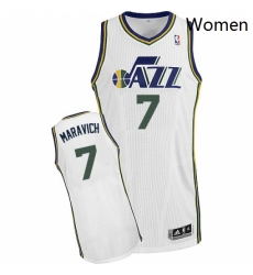 Womens Adidas Utah Jazz 7 Pete Maravich Authentic White Home NBA Jersey Womens Adidas Utah Jazz 7 Pete Maravich Authentic White Home NBA Jersey