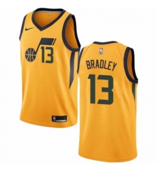 Womens Nike Utah Jazz 13 Tony Bradley Swingman Gold NBA Jersey Statement Edition Womens Nike Utah Jazz 13 Tony Bradley Swingman Gold NBA Jersey Statement Edition