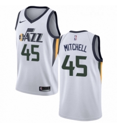 Womens Nike Utah Jazz 45 Donovan Mitchell Authentic NBA Jersey Association Edition Womens Nike Utah Jazz 45 Donovan Mitchell Authentic NBA Jersey Association Edition