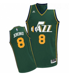 Youth Adidas Utah Jazz 8 Jonas Jerebko Swingman Green Alternate NBA Jersey Youth Adidas Utah Jazz 8 Jonas Jerebko Swingman Green Alternate NBA Jersey