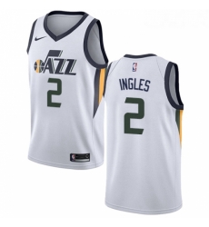 Youth Nike Utah Jazz 2 Joe Ingles White NBA Swingman Association Edition Jersey Youth Nike Utah Jazz 2 Joe Ingles White NBA Swingman Association Edition Jersey