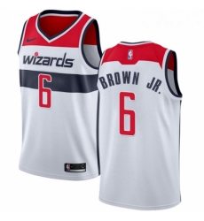 Youth Nike Washington Wizards 6 Troy Brown Jr Swingman White NBA Jersey Association Edition Youth Nike Washington Wizards 6 Troy Brown Jr Swingman White NBA Jersey Association Edition