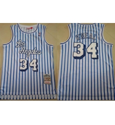 Men Los Angeles Lakers 34 Shaq O'Neal white trips Hardwood Classic Mitchell Ness Throwback NBA Jersey Men Los Angeles Lakers 34 Shaq O'Neal white trips Hardwood Classic Mitchell Ness Throwback NBA Jersey