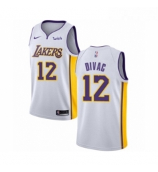 Womens Los Angeles Lakers 12 Vlade Divac Authentic White Basketball Jersey Association Edition Womens Los Angeles Lakers 12 Vlade Divac Authentic White Basketball Jersey Association Edition