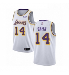 Womens Los Angeles Lakers 14 Danny Green Swingman White Basketball Jersey Association Edition Womens Los Angeles Lakers 14 Danny Green Swingman White Basketball Jersey Association Edition
