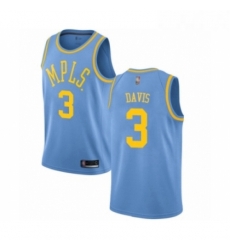 Womens Los Angeles Lakers 3 Anthony Davis Authentic Blue Hardwood Classics Basketball Jersey Womens Los Angeles Lakers 3 Anthony Davis Authentic Blue Hardwood Classics Basketball Jersey