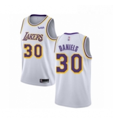 Womens Los Angeles Lakers 30 Troy Daniels Authentic White Basketball Jersey Association Edition Womens Los Angeles Lakers 30 Troy Daniels Authentic White Basketball Jersey Association Edition