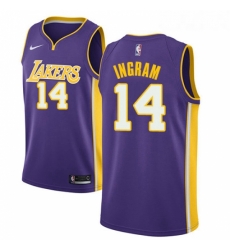 Womens Nike Los Angeles Lakers 14 Brandon Ingram Swingman Purple NBA Jersey Statement Edition Womens Nike Los Angeles Lakers 14 Brandon Ingram Swingman Purple NBA Jersey Statement Edition